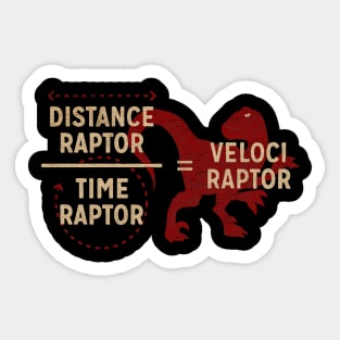Velocity Raptor Sticker